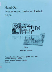 Image of HAND OUT PERANCANGAN INSTALASI LISTRIK KAPAL
