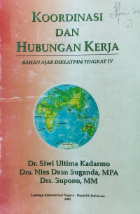 Image of KOORDINASI DAN HUBUNGAN KERJA