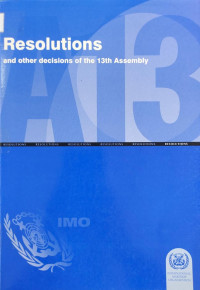 Image of RESOLUTIONS AND OTHER DECISIONS OF THE 13TH ASSEMBLY